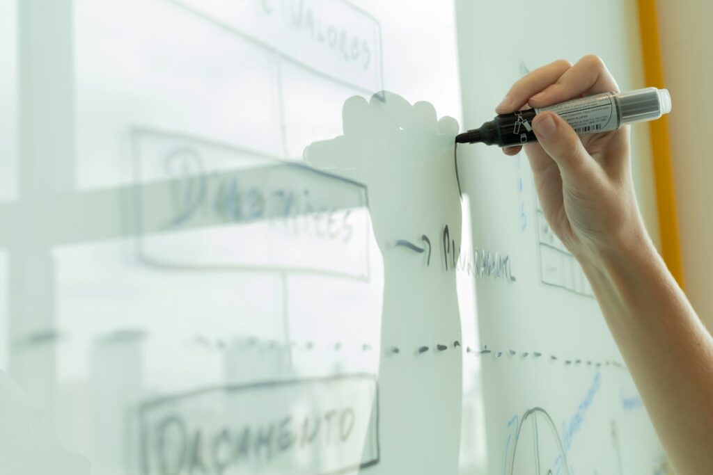 Tableau de travail partagé.