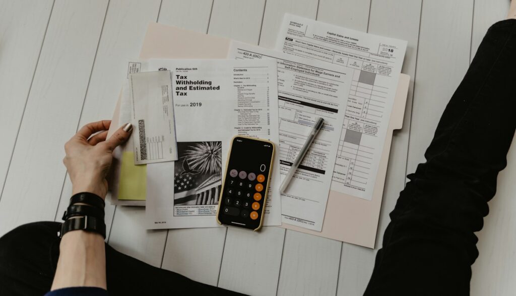 Calculatrice pour les calculs de gestion.